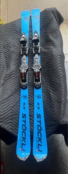 Stockli Laser SL FIS 150cm With Bindings and plates