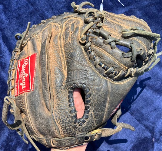 Black Mizuno Prospect Select RH Catcher’s Baseball Glove 32.5" (Used)