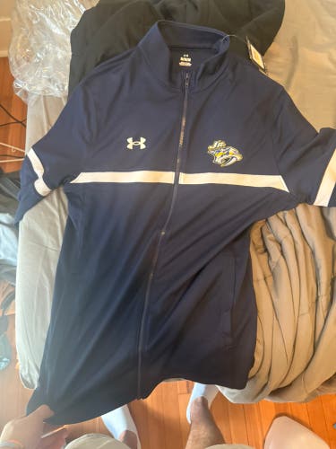 Blue Men's Medium Under Armour Sweatshirt (New)