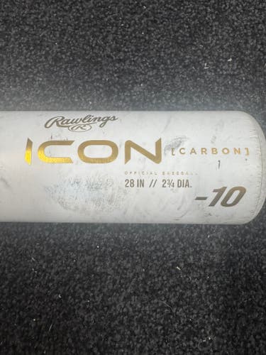 Rawlings Icon Composite USSSA Certified Bat (-10) 18 oz 28" (Used)