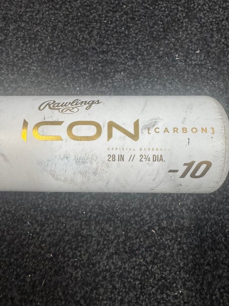 Rawlings Icon Composite USSSA Certified Bat (-10) 18 oz 28" (Used)