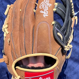 Brown Rawlings Renegade LH Outfield Baseball Glove 13" (Used)