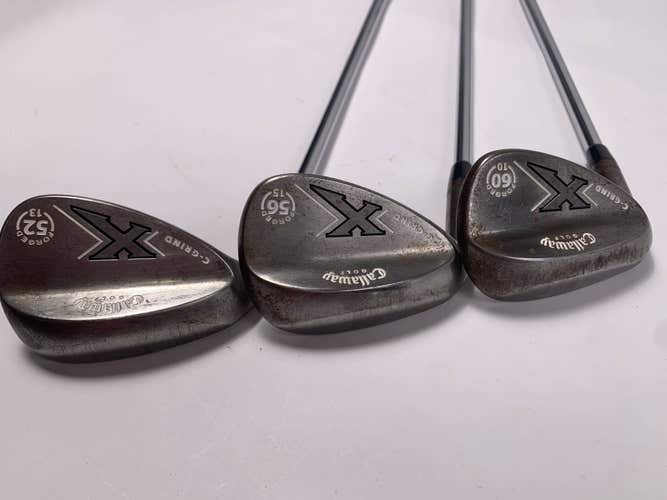 Callaway X Forged Wedge Set 52* 13 | 56* 15 | 60* 10 Extra Stiff LH