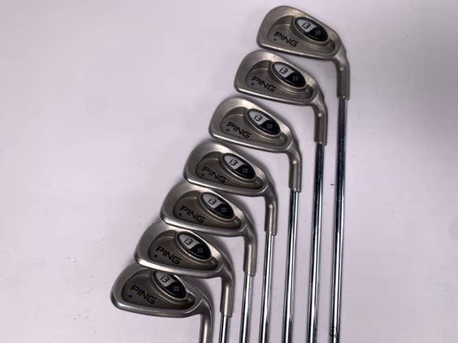Ping i3 + Iron Set 3-PW Blue Dot Regular Steel RH Midsize Grips-Missing 6 Iron
