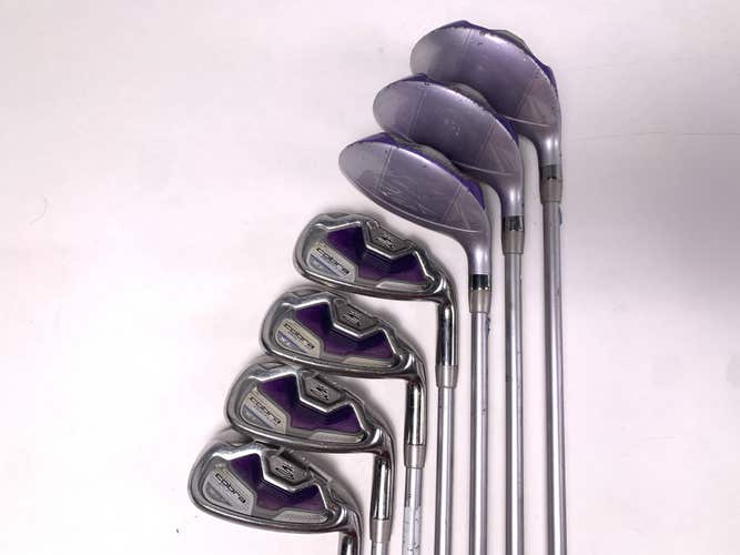 Cobra Baffler XL Womens Iron Set 4H-6H 7-PW 50g Ladies Graphite Womens RH