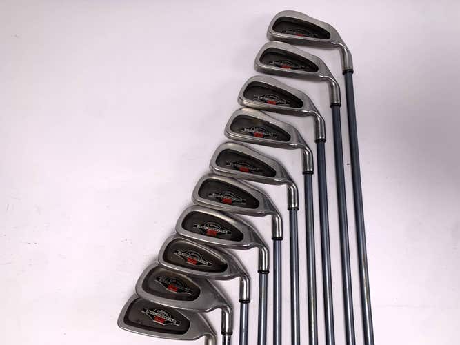 Callaway Big Bertha 2002 Iron Set 3-PW+AW+SW RCH 90 Regular Graphite Mens RH