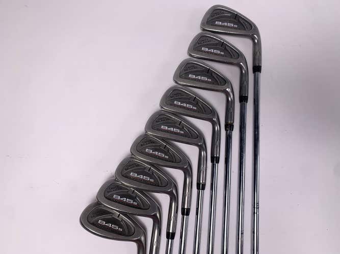 Tommy Armour 845 FS Silver Scot Iron Set 3-PW+SW Tour Step Regular Steel Mens RH