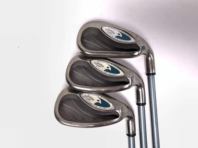 Callaway Hawkeye Iron Set 7-9 Hawk Eye Gems Ladies Graphite Womens RH
