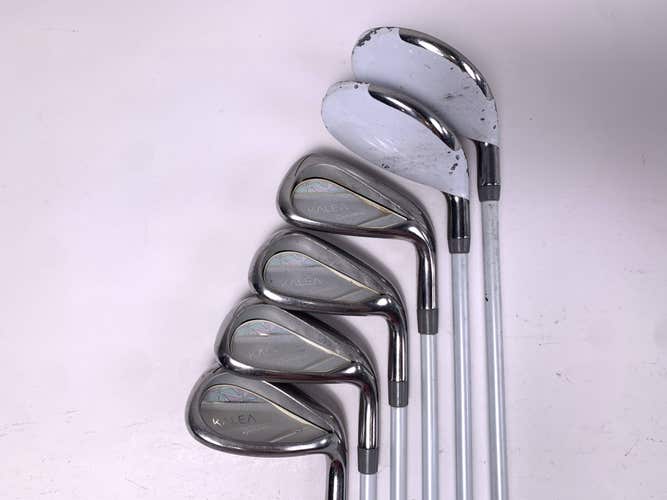 TaylorMade Kalea Ladies Iron Set 5H-6H 7-9+SW Kalea Slimtech 45g Ladies RH