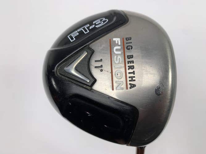 Callaway Fusion FT-3 Driver 11* Aldila NVS 55g Ladies RH Undersize Grip
