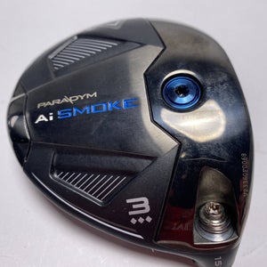 Callaway Paradym Ai Smoke TD 3 Fairway Wood 15* HEAD ONLY Mens RH