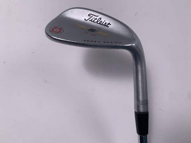 Titleist Vokey Spin Milled Chrome 2009 Gap Wedge GW 50* Wedge Steel Mens RH