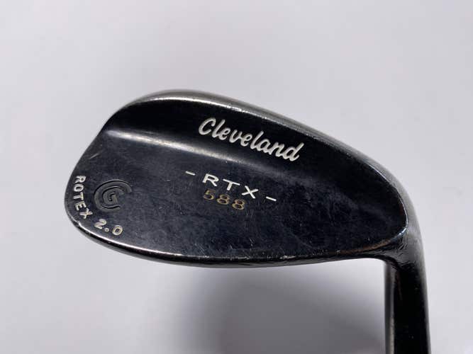 Cleveland 588 RTX 2.0 Black Satin Gap Wedge GW 52* True Temper DG Wedge Mens RH