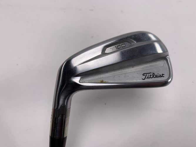 Titleist T100 2021 Single 7 Iron Fitter Project X IO 6.0 110g Stiff Mens LH