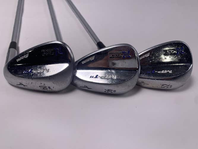 Mizuno MP T 11 White Satin Chrome Wedge Set 52* 7 | 56* 13 | 60* 8 DG Spinner RH