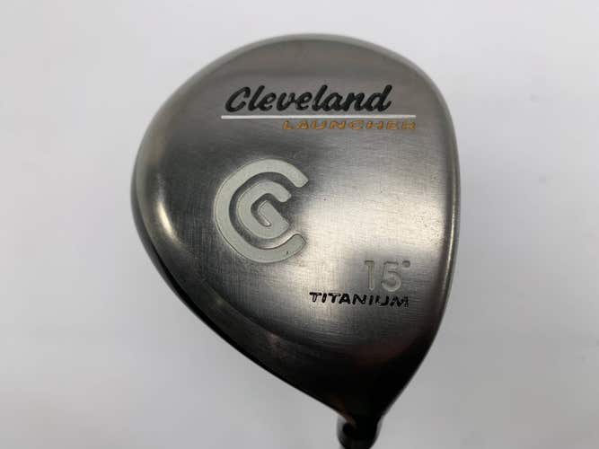 Cleveland Launcher Titanium 3 Fairway Wood 15* Aldila NV Green 65g Stiff Mens RH