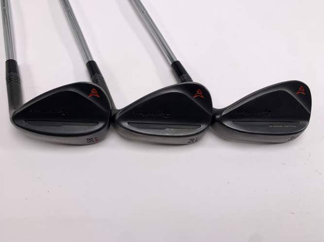 TaylorMade Milled Grind 2 Black Wedge Set 50* 9 | 54* | 58* 11 DG X100 Wedge RH