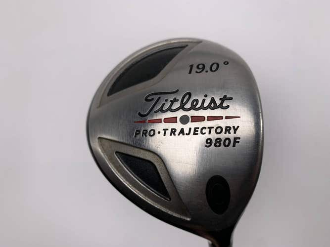 Titleist 980 F Fairway Wood 19* 4375 Stiff Graphite Mens RH Midsize Grip