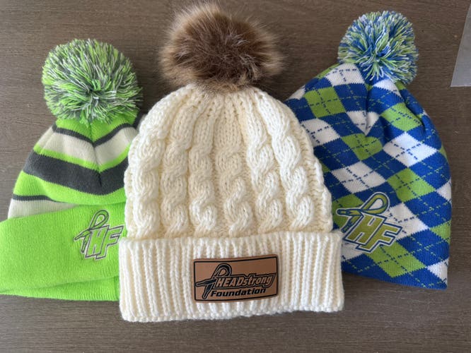 3 HEADstrong Winter Hats Foundation Lacrosse Club