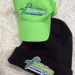 Two HEADstrong Lacrosse Club Nike Hats