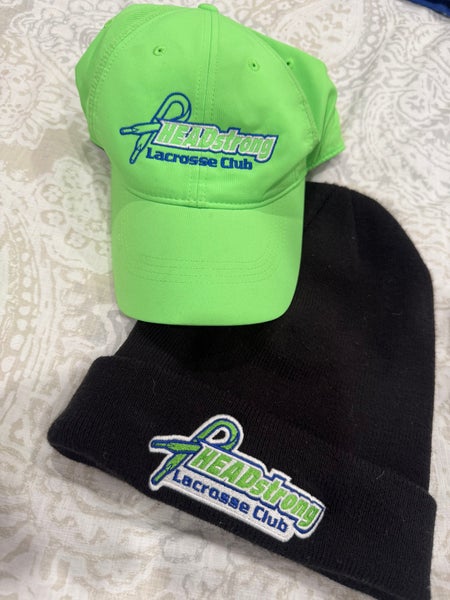 Two HEADstrong Lacrosse Club Nike Hats