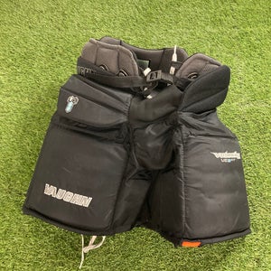 Black Intermediate Large Vaughn Velocity VE8 Hockey Goalie Pants (Used)