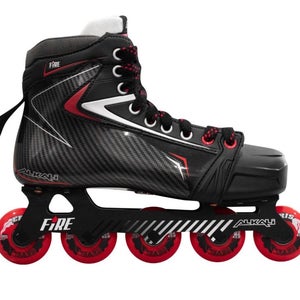 ALKALI FIRE 1 - New - Inline Goalie Skates (ALL SENIOR SIZES INCLUDING HALF SIZES)
