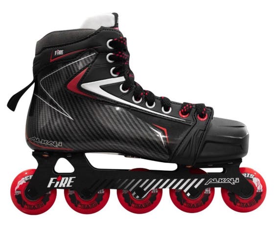ALKALI FIRE 1 - New - Inline Goalie Skates (ALL SENIOR SIZES INCLUDING HALF SIZES)