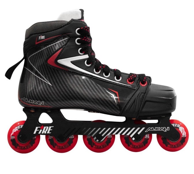 ALKALI FIRE 1 - New - Inline Goalie Skates (ALL SENIOR SIZES INCLUDING HALF SIZES)