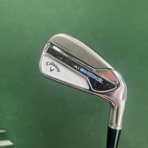 CALLAWAY PREVIOUS DEMO CLUB AI SMOKE SINGLE 7 IRON DG MID 115 STIFF 2* FLAT LIE