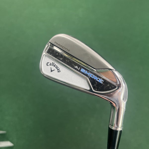 CALLAWAY PREVIOUS DEMO CLUB AI SMOKE SINGLE 7 IRON DG MID 115 STIFF 2* FLAT LIE