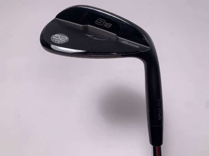 Mizuno S18 Gunmetal Black Gap Wedge GW 52* 9 True Temper Dynamic Gold Mens RH