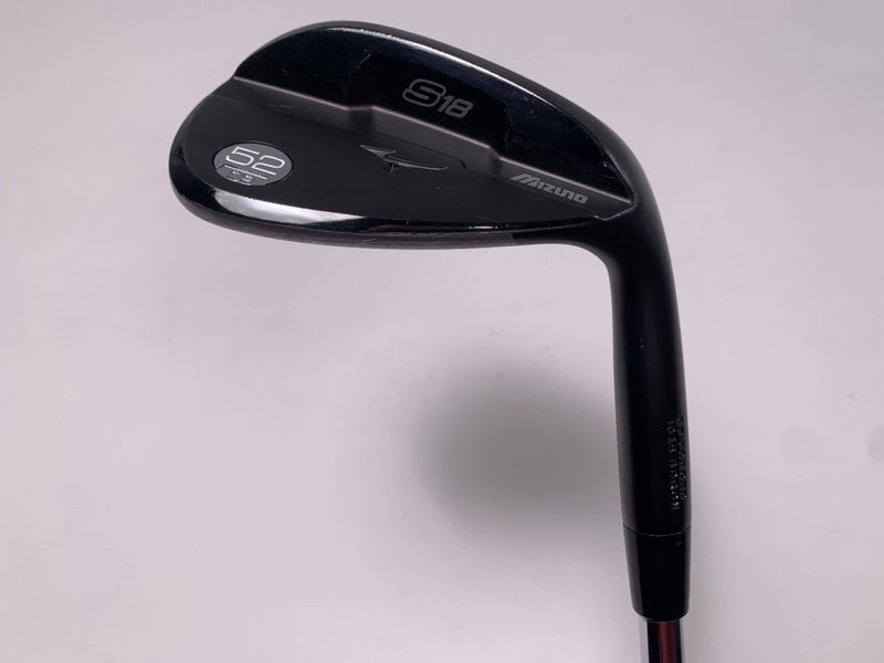 Mizuno S18 Gunmetal Black Gap Wedge GW 52* 9 True Temper Dynamic Gold Mens RH