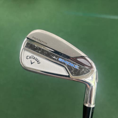 CALLAWAY PREVIOUS DEMO CLUB AI SMOKE SINGLE 7 IRON +1/2 2* UP ELEVATE 95 Reg