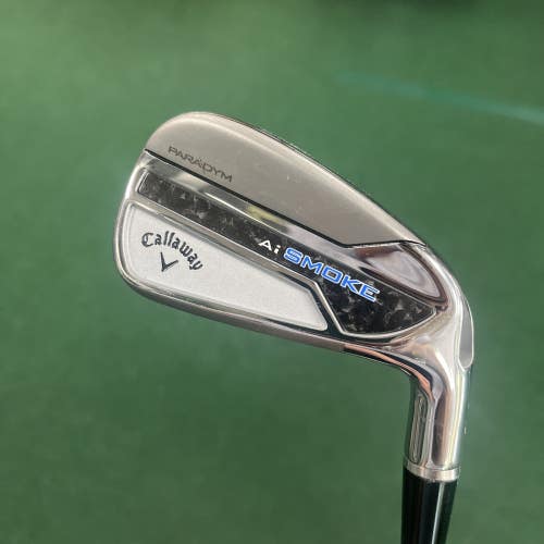 CALLAWAY PREVIOUS DEMO CLUB AI SMOKE SINGLE 7 IRON +1/2 ELEVATE 85 Regular