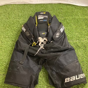 Black Senior Medium Bauer Supreme 3S Pro Hockey Pants (Used)