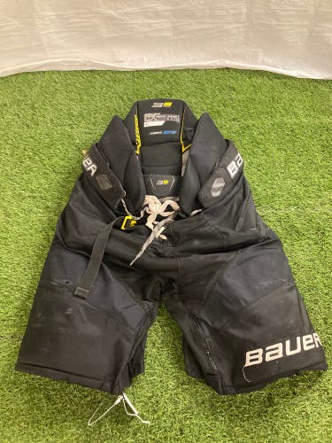 Black Senior Medium Bauer Supreme 3S Pro Hockey Pants (Used)