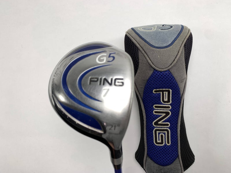 Ping G5 7 Fairway Wood 21* Grafalloy ProLaunch Blue 75g Stiff RH HC