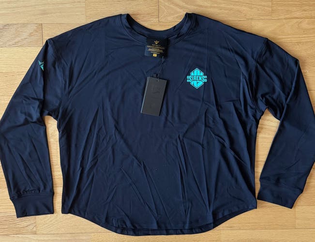 Pro Stock PWHL Hockey New York Sirens Long Sleeve Shirt - Size M (NEW)