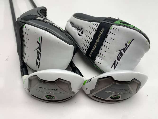 TaylorMade RocketBallz 4 & 5 Hybrid Set 22* 25* 65g Regular Graphite Mens RH HC