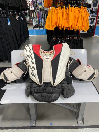 Used CCM Eflex 5.9 Int Small Goalie Chest Protector