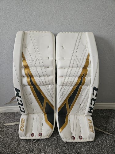 34+2 CCM Extreme Flex 4 Goalie Leg Pads Pro Return Oscar Dansk