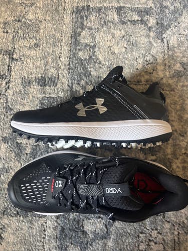 Black Kid's 7Y (Big Kids / Youth) Youth Under Armour Low Top Turf Cleats (New)