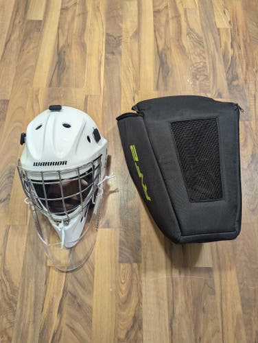 2023 Senior Medium Warrior Ritual F2E Goalie Mask (Used)