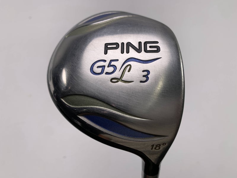 Ping G5 Ladies 3 Fairway Wood 18* ULT50F Ladies Graphite Womens RH Midsize Grip