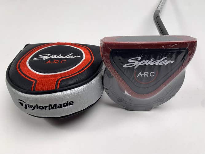 TaylorMade Spider ARC Red Putter 35" SuperStroke Pistol GTR 1.0 Mens RH HC NEW