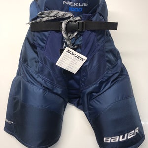 New! Bauer Nexus 1000 Hockey Pants Senior Small Navy Blue