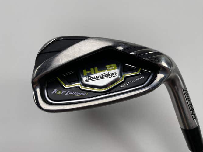 Tour Edge Hot Launch 3 Single 7 Iron KBS Tour 90 Stiff Steel Mens RH