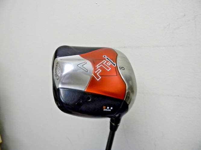 NICE CALLAWAY FTi FUSION SQUARE DRAW DRIVER 10* FACTORY SPEEDER REGULAR W HC