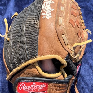 Brown Rawlings Playmaker Series RH Baseball Glove 11" (Used)